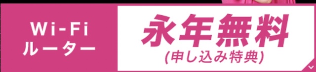 So-net光プラス Wi-Fiルーター 永年無料