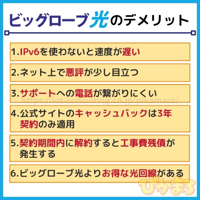 ビッグローブ光 評判