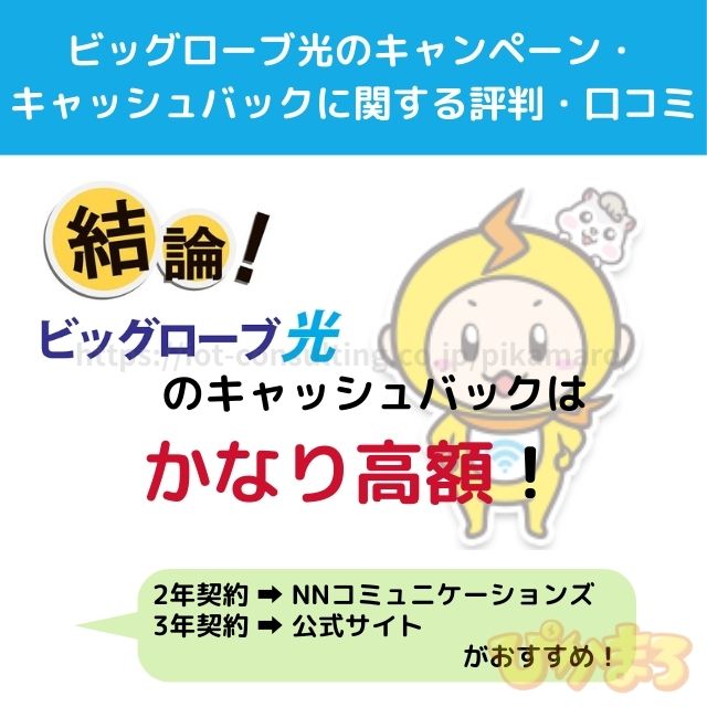 ビッグローブ光 評判