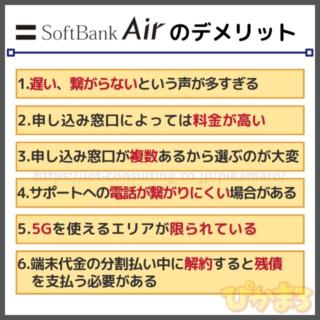 ソフトバンクエアー 評判