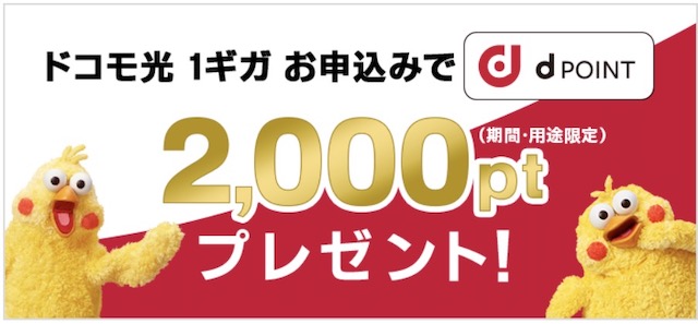 ドコモ光 dポイント