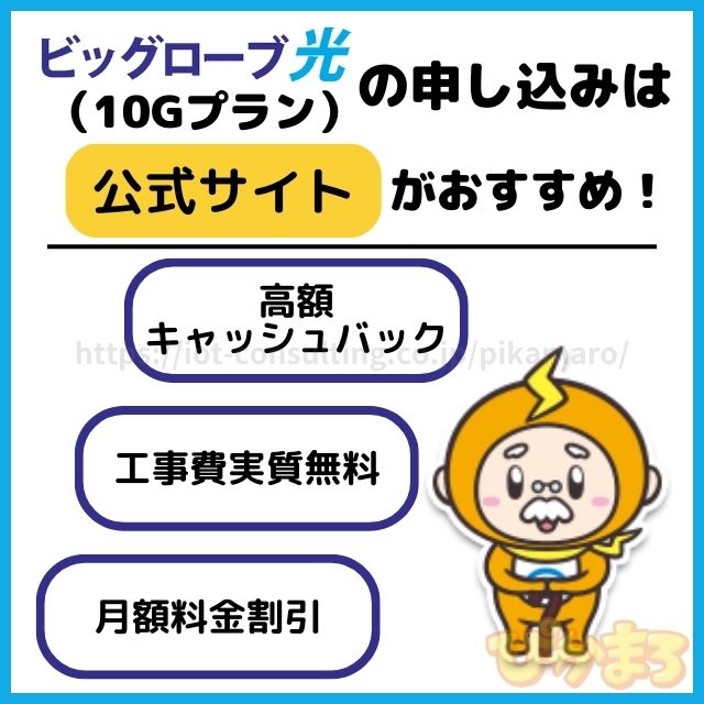 ビッグローブ光 10g 公式サイト
