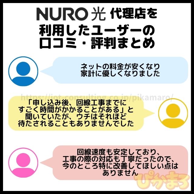nuro光 代理店 評判