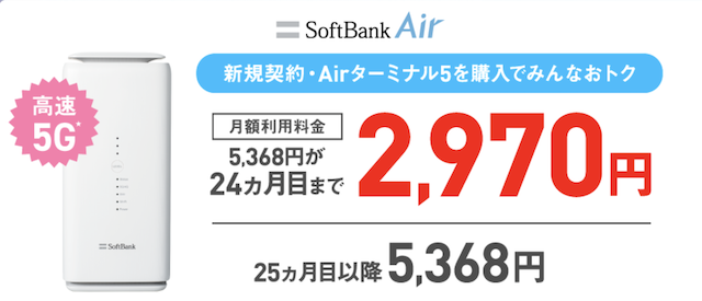 SoftBank Air みんなおトク割