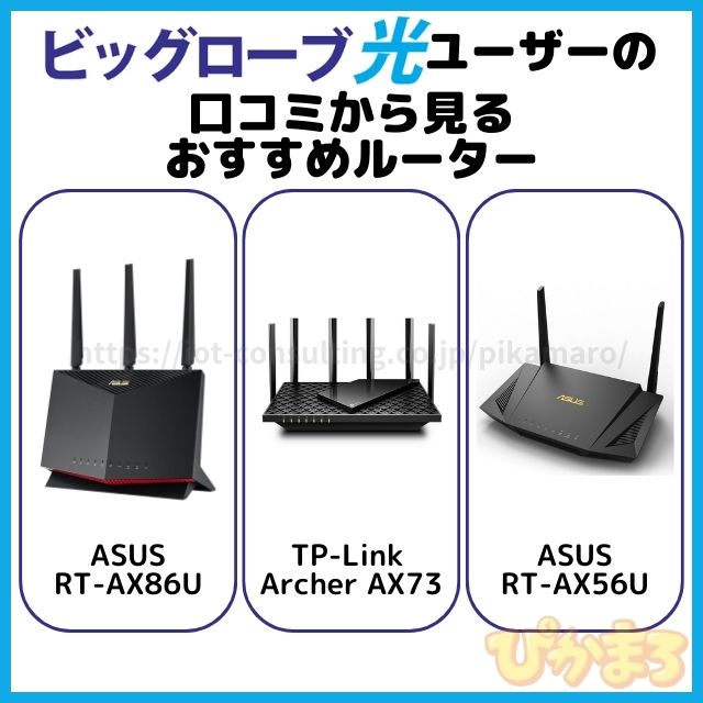 ビッグローブ光 市販ルーター おすすめ 口コミ