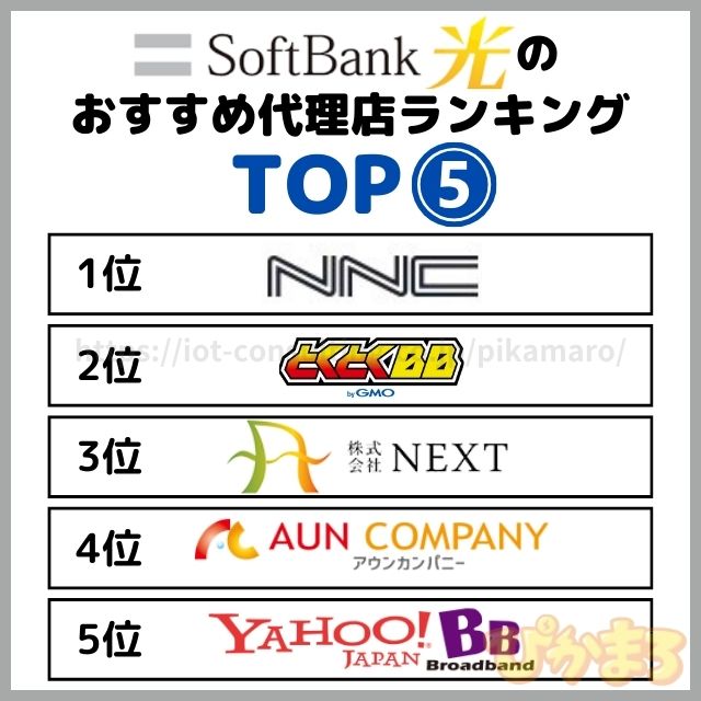フトバンク光 代理店 おすすめ
