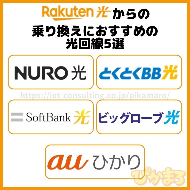 楽天ひかり 解約 乗り換え先 おすすめ
