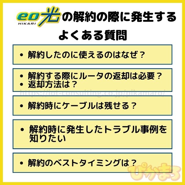 eo光 解約 FAQ