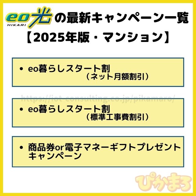 eo光 キャンペーン マンション