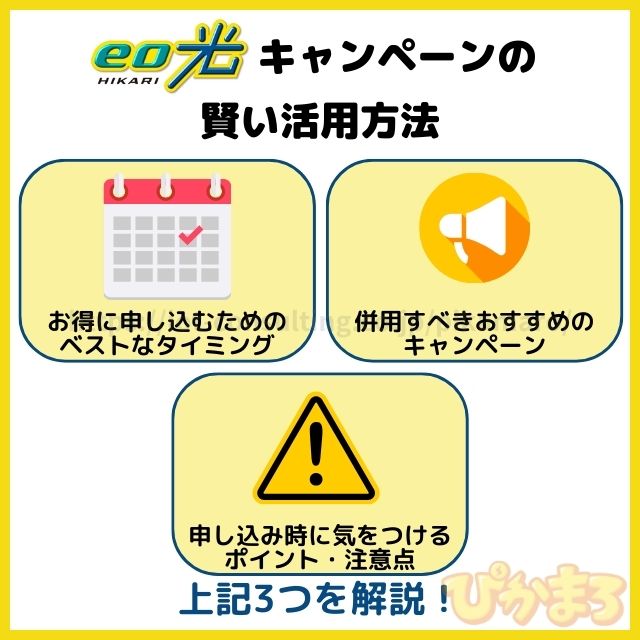 eo光 キャンペーン 活用方法